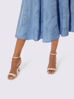 Jupe à panneaux lyocell (tencel)