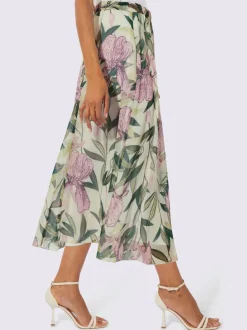Jupe à panneaux polyester recyclé