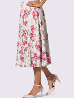 Jupe à panneaux 95% viscose