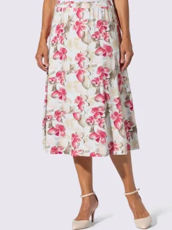Jupe à panneaux 95% viscose