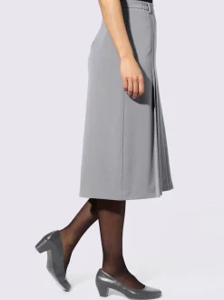 Jupe plissée effet wooltouch