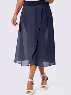 Jupe évasée jupe avec short cousu