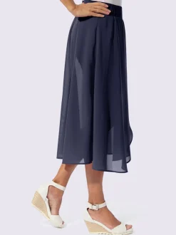 Jupe évasée jupe avec short cousu