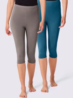 Legging court jersey fin
