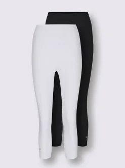 Legging 3/4 jersey fin