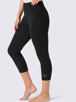 Legging 3/4 jersey fin