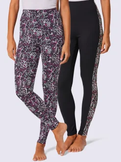 Legging jersey fin