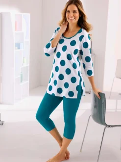Legging 3/4 jersey fin