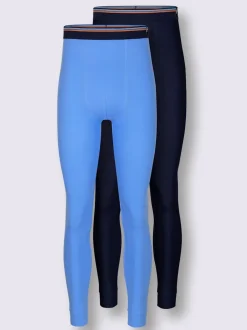 Legging long côtes fines