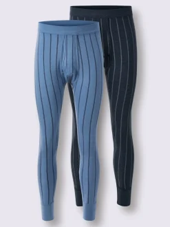 Legging long côtes fines
