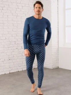Legging long côtes fines