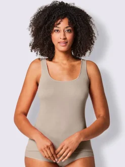 Lot 2 débardeurs confortables unis sans coutures