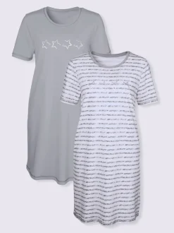 Lot de 2 chemises de nuit femme