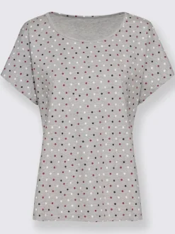 Lot 2 t-shirts unis basiques col rond manches courtes