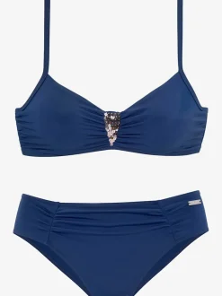 Maillot de bain à armatures paillettes décoratives