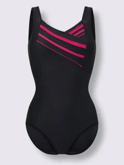 Maillot de bain avec rayures colorées