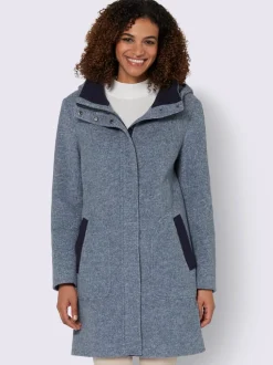Manteau court ultra-doux et chaud