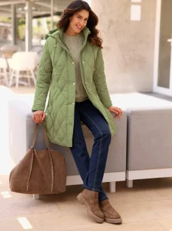 Manteau matelassé capuche amovible