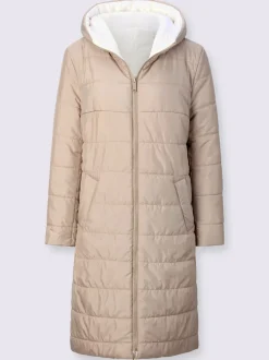 Manteau matelassé réversible