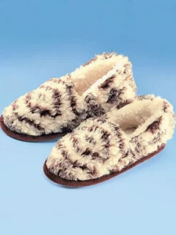 Mocassins pure laine vierge