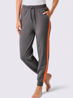 Pantalon à ceinture élastique matière sweat