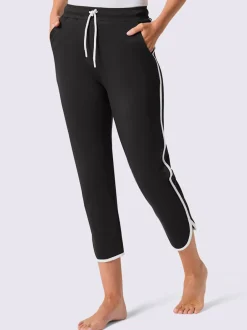 Pantalon à ceinture élastique matière sweat