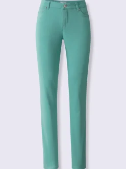 Pantalon coton à 5 poches et passants