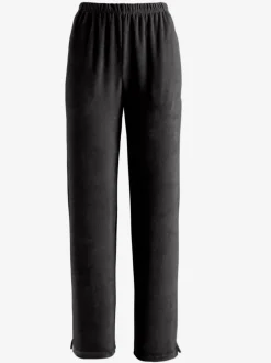 Pantalon décontracté effet velours