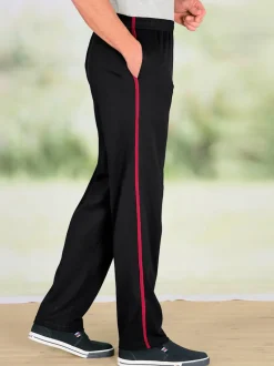 Pantalon de loisirs passepoil contrasté