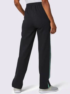 Pantalon de loisirs passepoils contrastés affinants