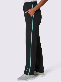 Pantalon de loisirs passepoils contrastés affinants