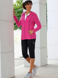 Pantalon de sport legging à logo imprimé et taille élastiquée