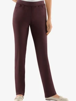 Pantalon droit classique avec ceinture élastique