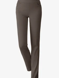 Pantalon droit classique avec ceinture élastique