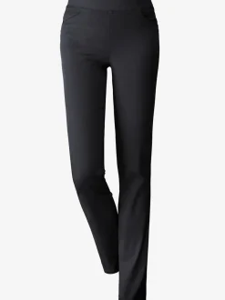Pantalon droit classique avec ceinture élastique