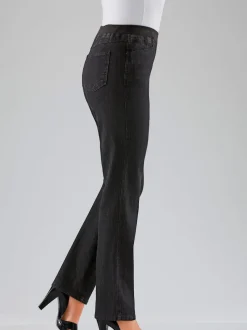 Pantalon droit classique avec ceinture élastique