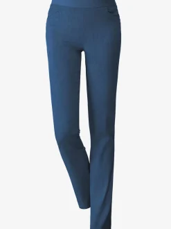Pantalon droit classique avec ceinture élastique