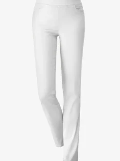 Pantalon droit classique avec ceinture élastique