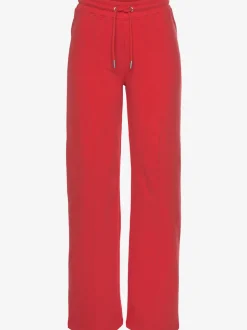 Pantalon détente large pantalon molletonné avec nervures sur l'avant de la jambe