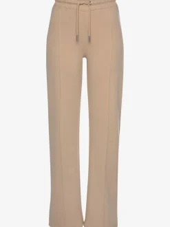 Pantalon détente large pantalon molletonné avec nervures sur l'avant de la jambe