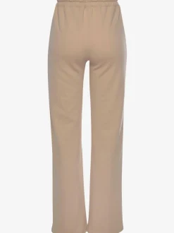 Pantalon détente large pantalon molletonné avec nervures sur l'avant de la jambe