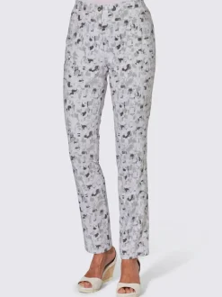 Pantalon en bengaline aspect bengaline tendance