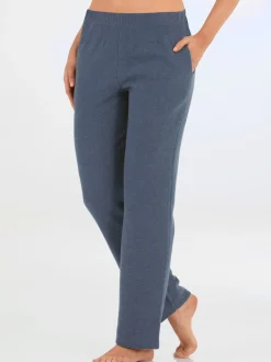 Pantalon en flanelle taille élastique