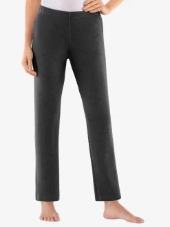 Pantalon en flanelle taille élastique