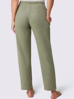 Pantalon en flanelle taille élastique