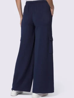 Pantalon en jersey poches cargo plaquées