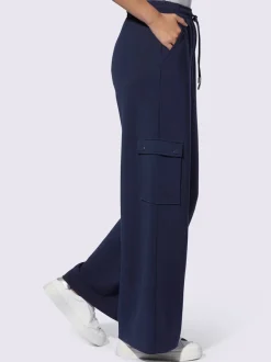 Pantalon en jersey poches cargo plaquées