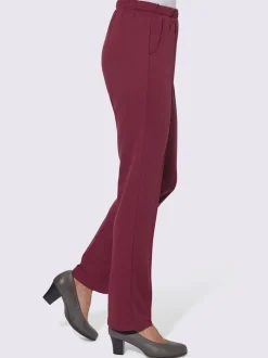 Pantalon en jersey qualité jersey côtelée facile à entretenir