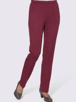 Pantalon en jersey qualité jersey côtelée facile à entretenir