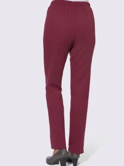 Pantalon en jersey qualité jersey côtelée facile à entretenir
